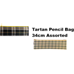 Marlin Tartan Pencil Bag 34cm